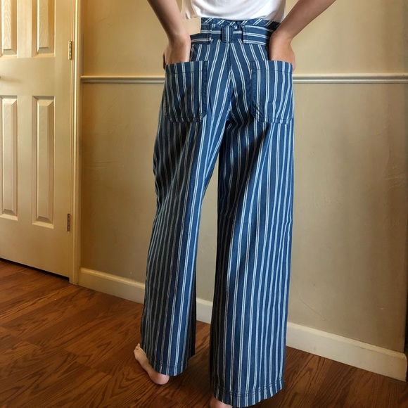 NWT AMERICAN EAGLE WIDE LEG HI-RISE PANTS SZ 6 - Picture 6 of 8